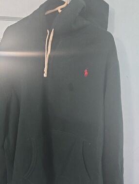 Polo by Ralph Lauren Forest Green Hoodie with Red Logo